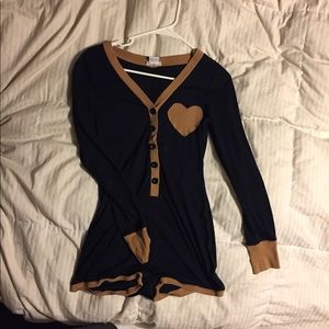 Adorable romper pajamas